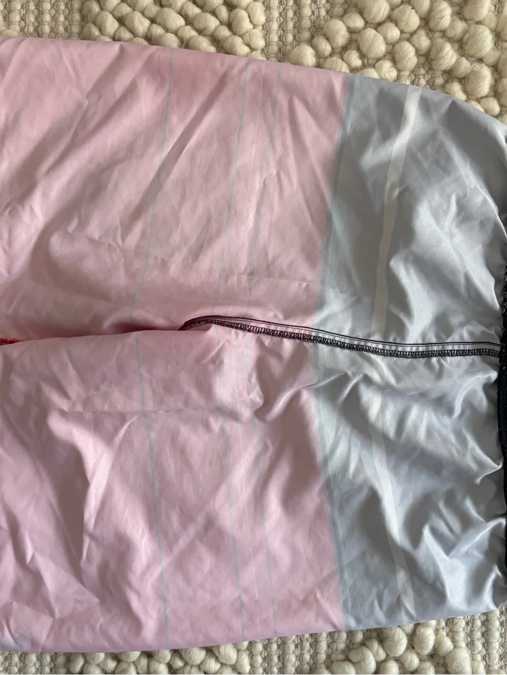 Under Armour Black and Pink Swim Shorts with Teal Stripe Youth boys size Med